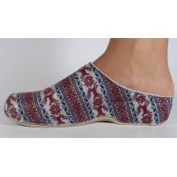 Papuci de casa MUBB din lana multicolori dama/dame/femei (cod 285-2-18)