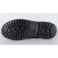 Pantofi/Ghete negri, pentru barbati, din piele naturala 100% (cod SPBL2)